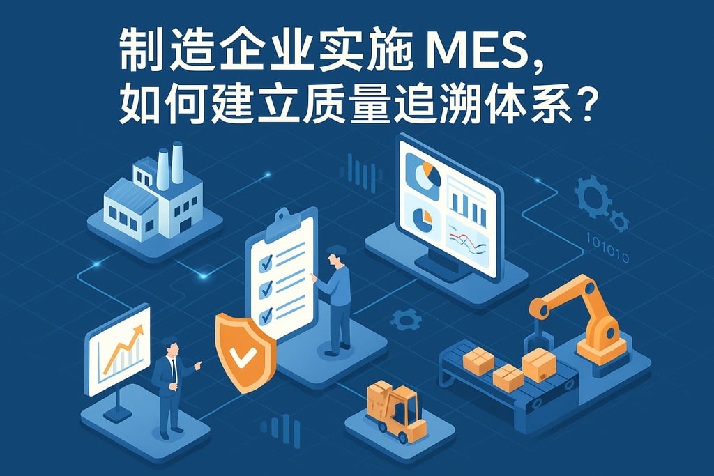 制造企业实施 MES，如何建立质量追溯体系？